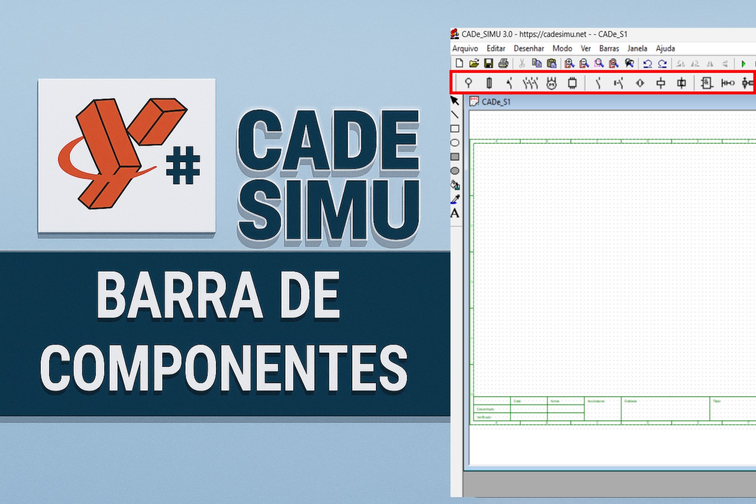 Barra de componentes