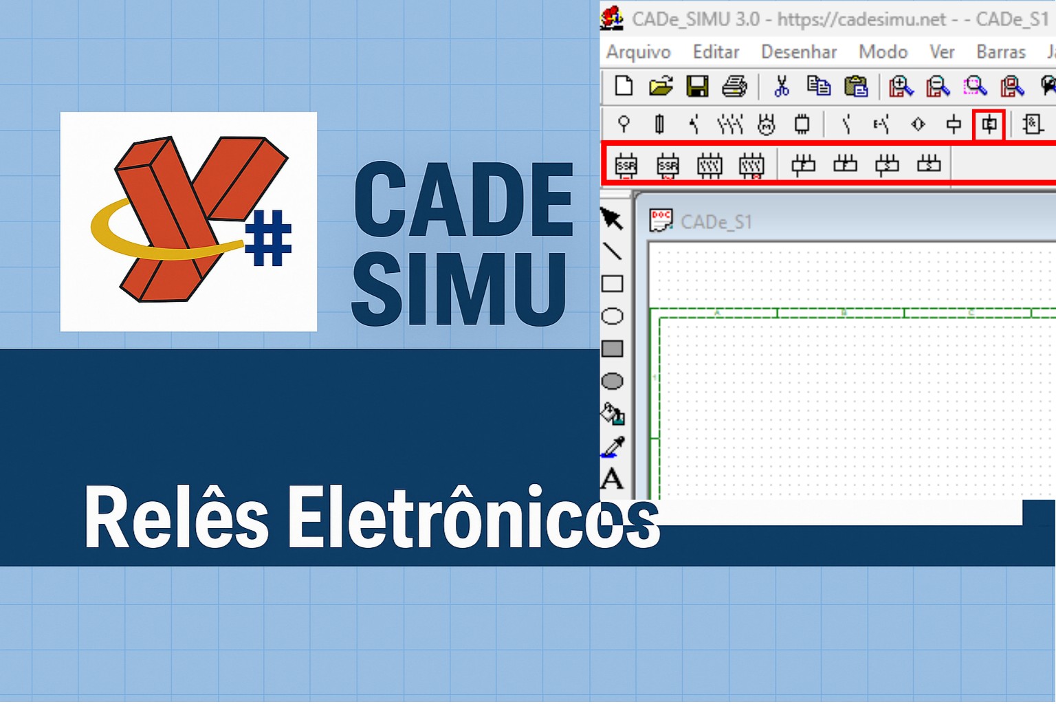Relês Eletrônicos no CADeSIMU