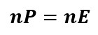fórmula do equilibrio de elétrons e prótons