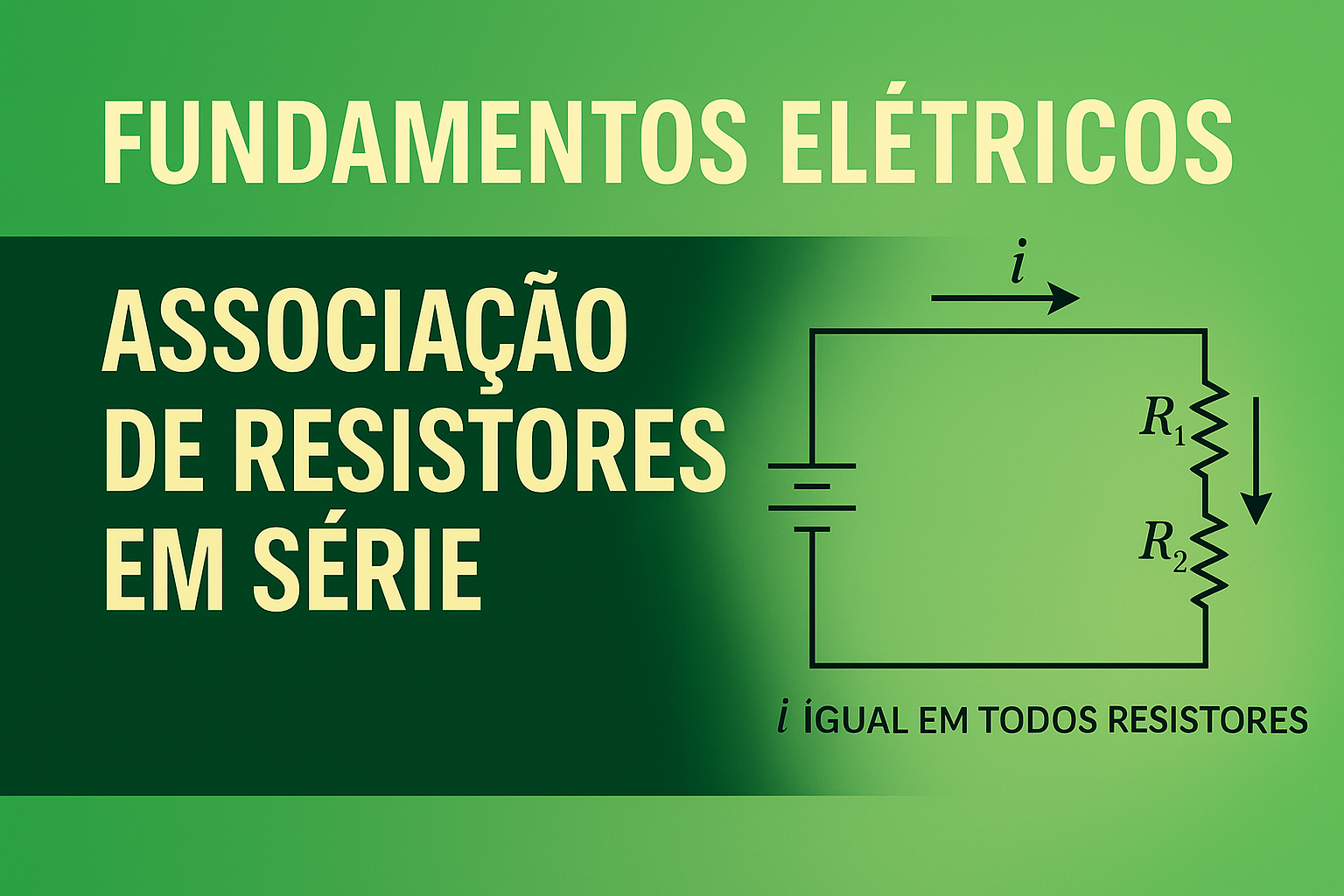 Associação de resistores em série
