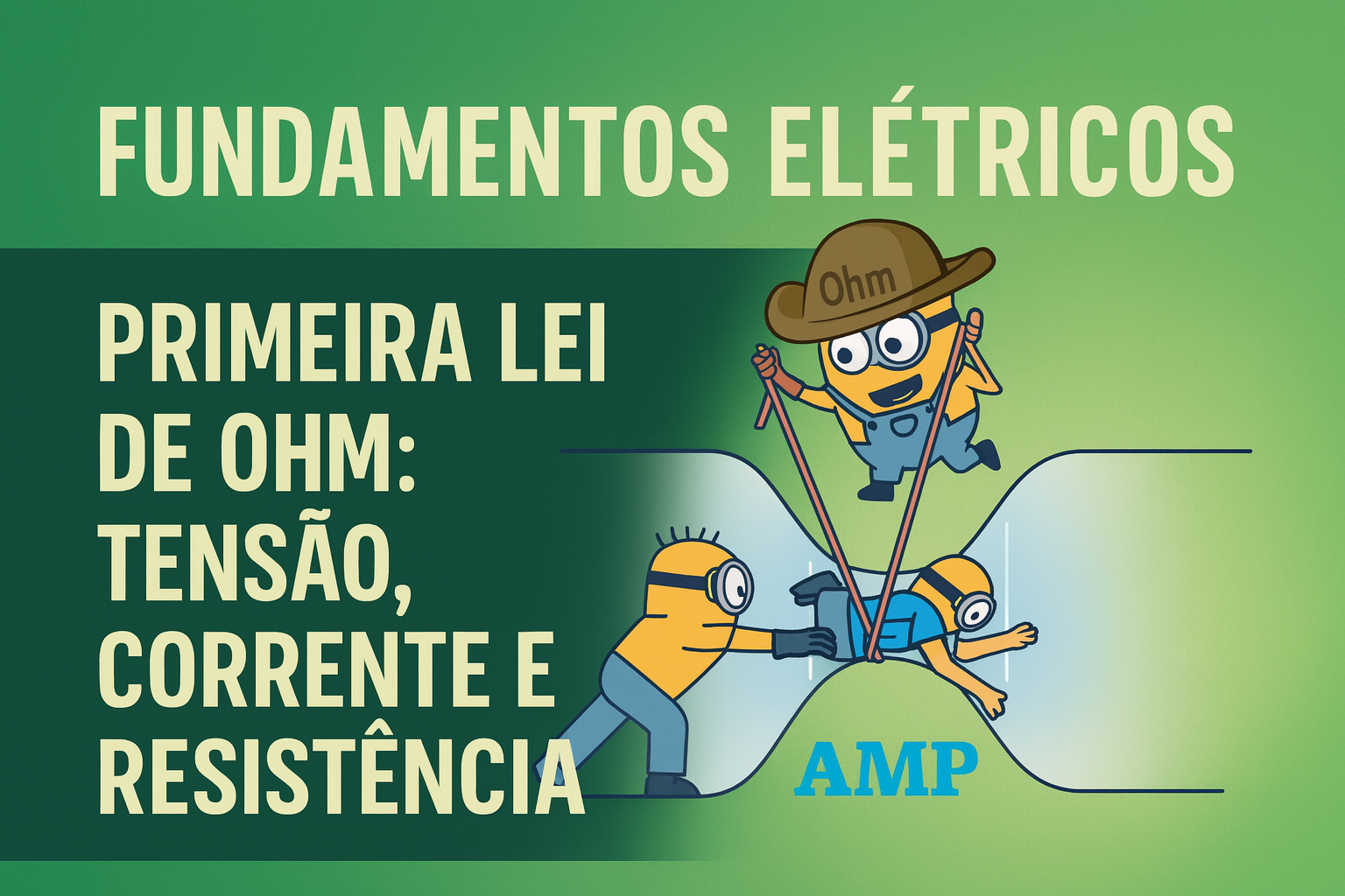 Primeira de OHM: Tensão, corrente e resistência