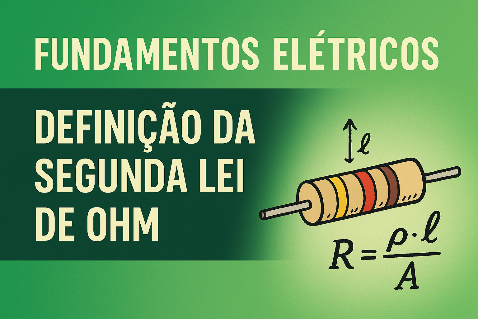 Definição da Segunda Lei de Ohm