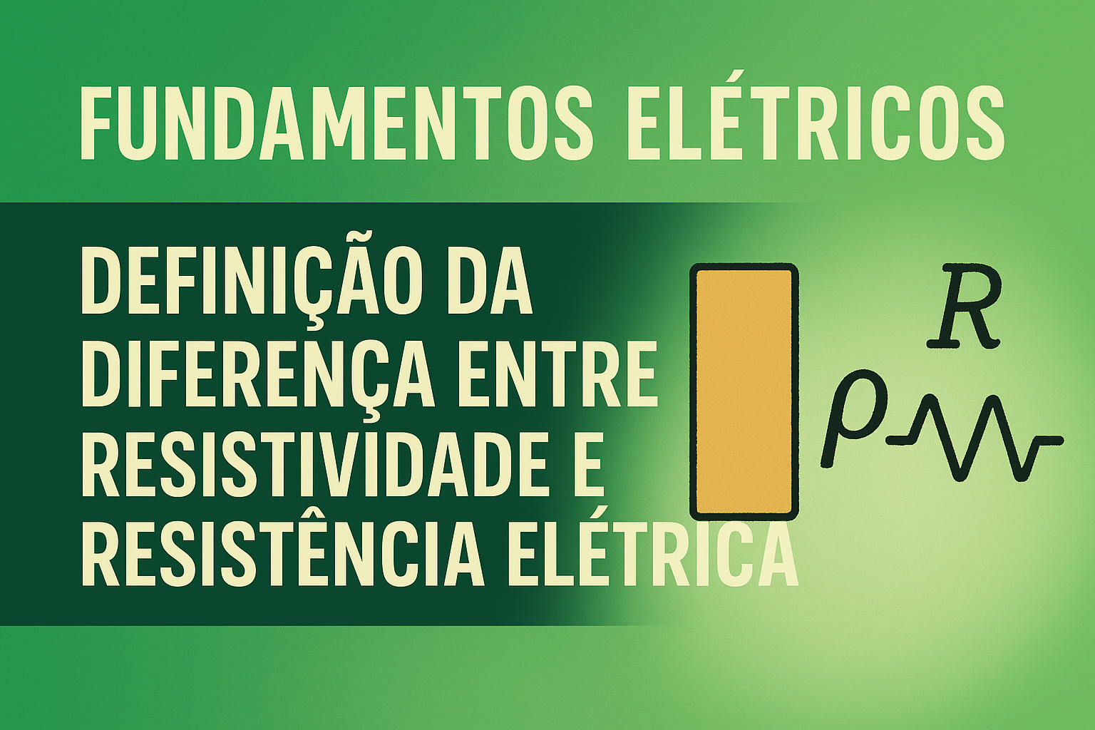 Diferença entre Resistividade e Resistência
