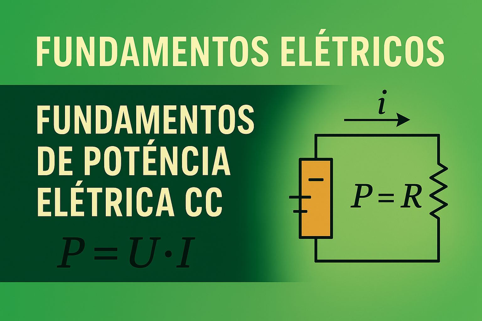 Fundamentos de Potência Elétrica CC