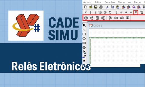 Relê eletrônicos no CADeSimu