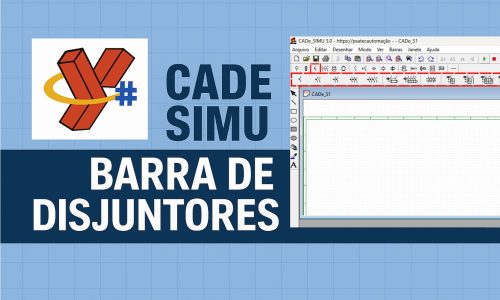 Barra de automáticos e disjuntores