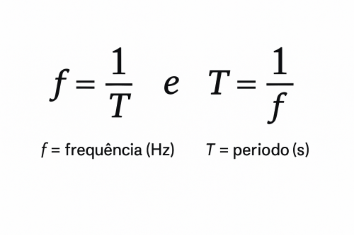 Imagem: Fórmula frequência pelo tempo Imagem: Fórmula frequência pelo tempo