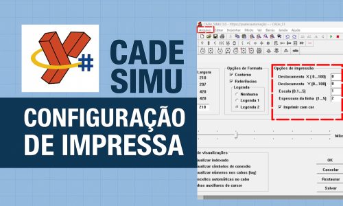 Configuração de impressão no CADeSIMU