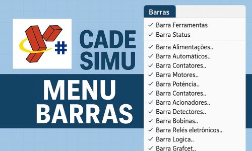menu barras do CADeSIMU